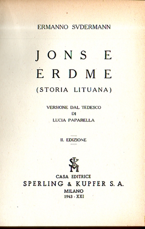 Svdermann Ermanno Jonse Erdme (Storia Lituana)