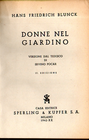 Narratori nordici Donne nel giardino