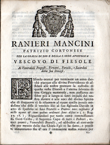 Ranieri Mancini patrizio cortonese