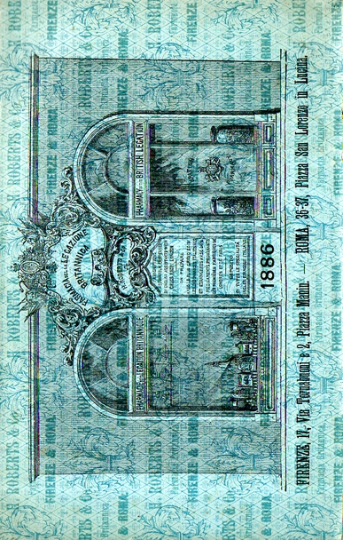 H. ROBERTS & C. Farmacia della Legazione Britannica. Almanacco per il 1886