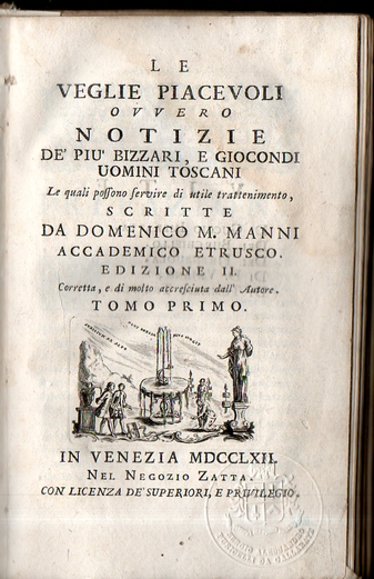 Domenico Maria Manni Le veglie piacevoli