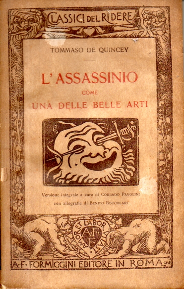 L'assassinio come una delle belle arti