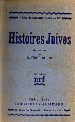 Histoires Juives