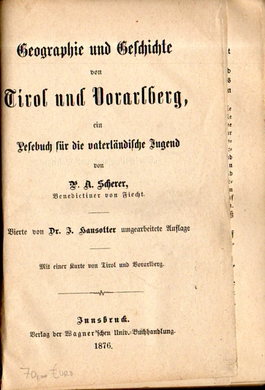Geographie und Geschichte von Tirol